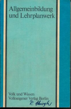 Allgemeinbildung und Lehrplanwerk