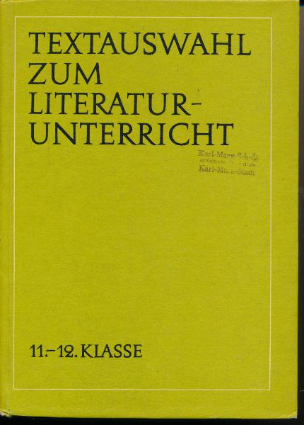 shop.ddrbuch.de DDR-Lehrbuch; verschiedene Texte zu 5 Themenkomplexen; Anhang mit Sach- und Worterklärungen; mit Fototafeln auf Kunstdruckpapier