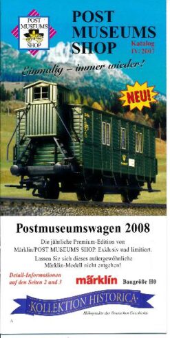 Post Museum Shop  Katalog IV / 2007