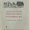 Lehrbuch für den Geschichtsunterricht 5. Schuljahr II.Teil