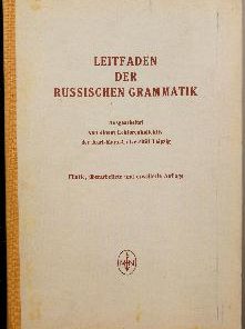 Leitfaden der russischen Grammatik