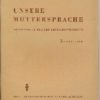 Unsere Muttersprache Arbeitsstoffe 7. Schuljahr