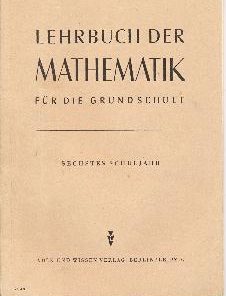 Lehrbuch der Mathematik sechstes Schuljahr DDR
