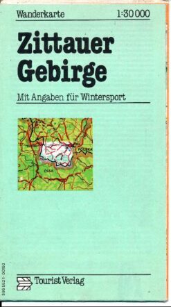 Wanderkarte Zittauer Gebirge DDR