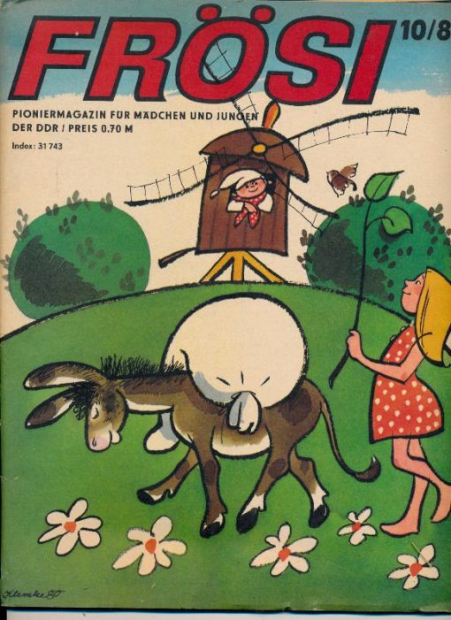 Frösi 1980 Heft 10 Kinderzeitschrift DDR Fröhlich sein und singen