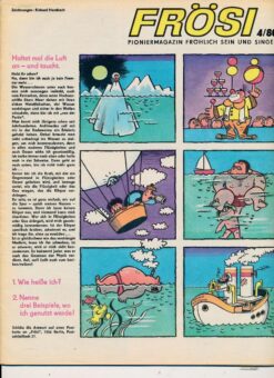 Frösi 1980 Heft 4 Kinderzeitschrift DDR Fröhlich sein und singen