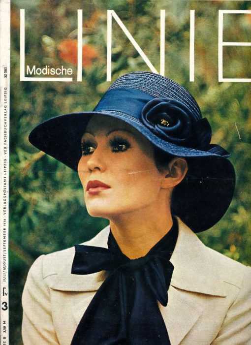 Modische Linie Heft 3 1974 / Juli August September DDR mit Beilage