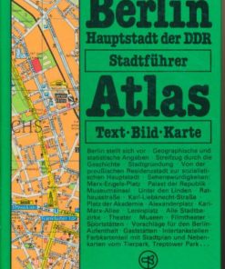 Berlin Hauptstadt der DDR Stadtführer-Atlas