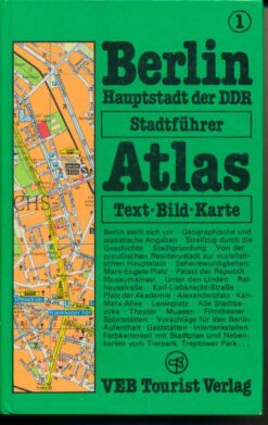 Berlin Hauptstadt der DDR Stadtführer-Atlas