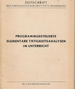 Programmgesteuerte elementare Tätigkeitsanalysen