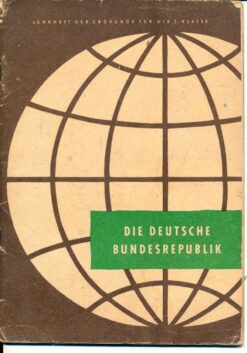 Die deutsche Bundesrepublik – Lehrheft Erdkunde DDR 5. Klasse