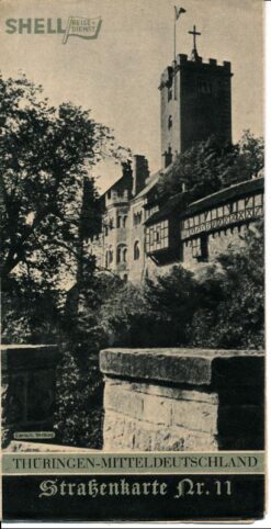 Shell Straßenkarte Nr. 11 Thüringen-Mitteldeutschland