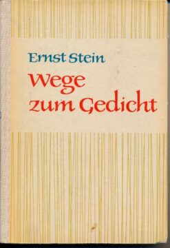 Wege zum Gedicht