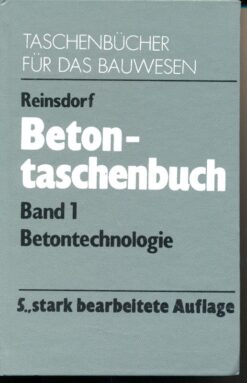 Betontaschenbuch Band 1 – Betontechnologie