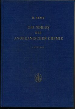 Grundriss der anorganischen Chemie