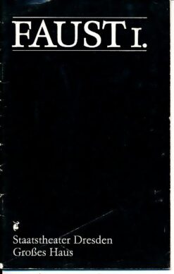 Faust I. - Programm der Staatstheater Dresden