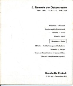 6. Biennale der Ostseestaaten – Malerei – Plastik – Grafik Heft Norwegen