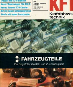KFT Kraftfahrzeugtechnik 1983 Heft 9 DDR