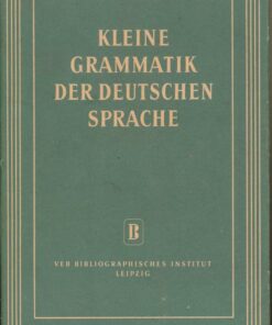 Kleine Grammatik der deutschen Sprache