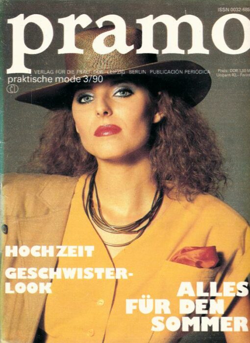 Pramo 1990 Heft 2 Mode Zeitschrift DDR