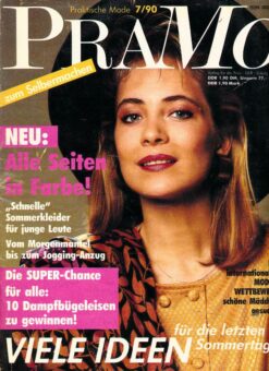 Pramo 1990 Heft 7 Mode Zeitschrift DDR