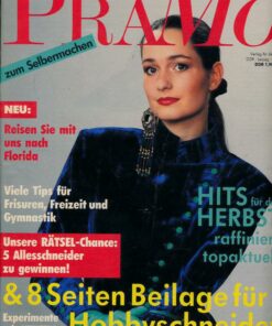 Pramo 1990 Heft 8 Mode Zeitschrift DDR