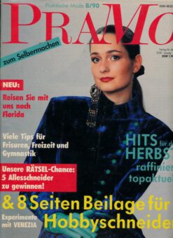 Pramo 1990 Heft 8 Mode Zeitschrift DDR