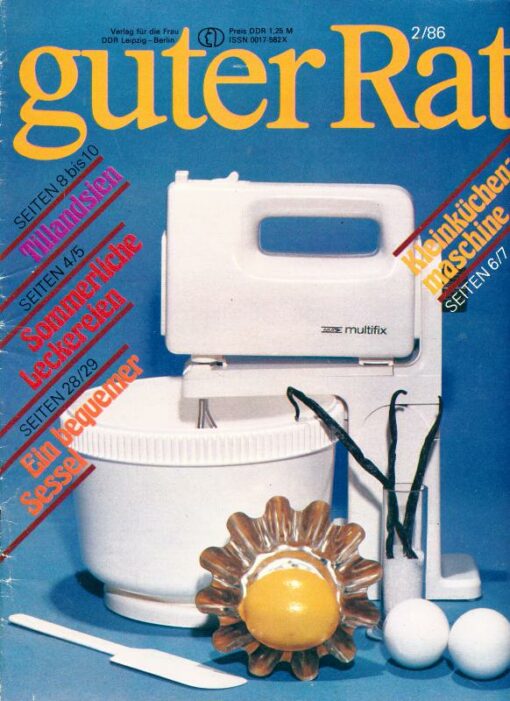 Guter Rat 1986 Heft 2 Ratgeberzeitschrift DDR