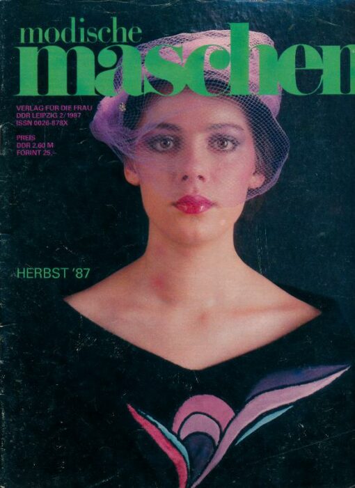 Modische Maschen 1987 Heft 2 (Herbst 1987) Strickzeitschrift DDR