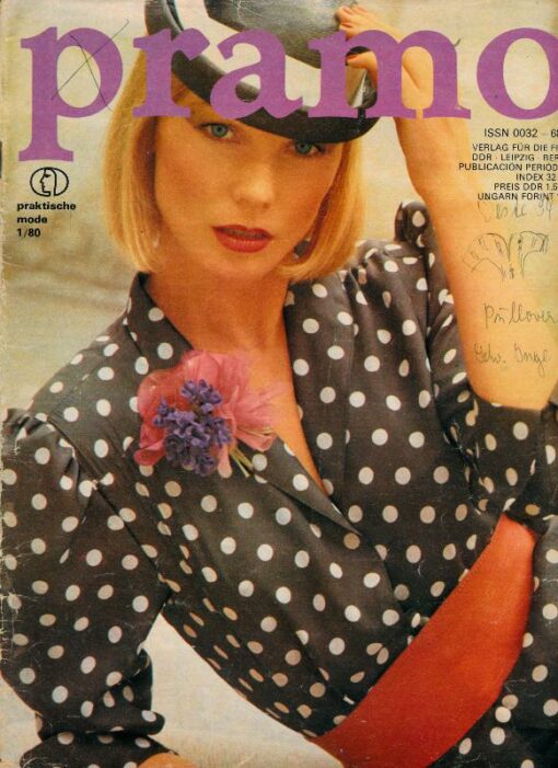 Pramo 1980 Heft 1 Praktische Mode Zeitschrift DDR