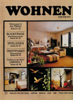 Wohnen Zeitschrift DDR 1985