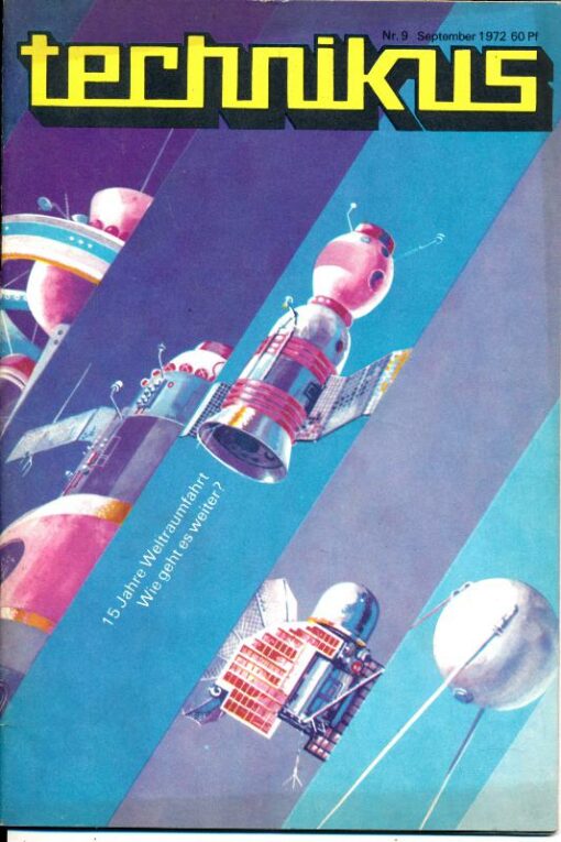 Technikus 1972 Konvolut Hefte Nr 1 – 12  Zeitschrift DDR Jahrgang fast komplett