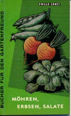 Möhren, Erbsen und Salate im Garten
