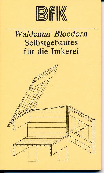 shop.ddrbuch.de DDR-Buch, enthält 50 Bauanleitungen mit zahlreichen Detailskizzen. In diesem Buch geht es in erster Linie darum, Anregungen zum Selbstbau von Gerätschaften oder Ersatzteilen für den Bienenstand zu geben. Viele Ratschläge für Freizeitimker für zweckmäßige