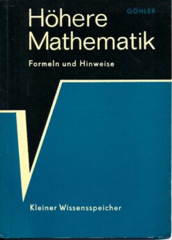 Höhere Mathematik Formeln und Hinweise