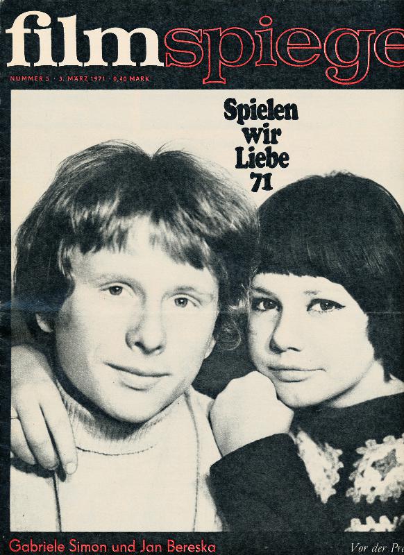 Filmspiegel 1971 Heft 5 DDR Gabriele Simon Jan Bereska