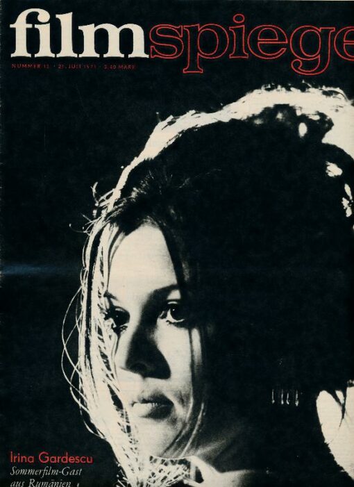 Filmspiegel 1971 Heft 15 DDR Irina Gardaescu