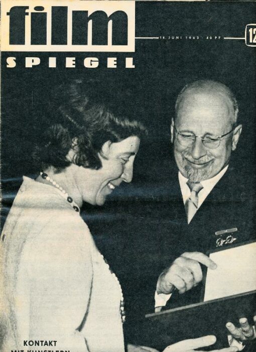 Filmspiegel 1963 Heft 12 DDR Annelie Thorndike Walter Ulbricht