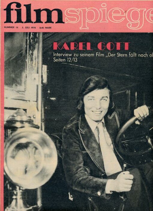 Filmspiegel 1974 Heft 14 DDR Karel Gott