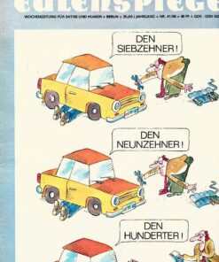 Eulenspiegel 1988 Heft 51 und 52 Zeitschrift für Satire und Humor DDR