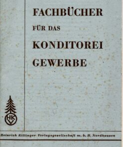 Fachbücher für das Konditoreigewerbe