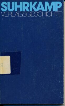 Suhrkamp Verlagsgeschichte 1950-1987
