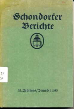 Schondorfer Berichte