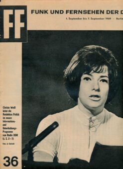 FF Fernsehzeitschrift DDR 1969 Heft 36