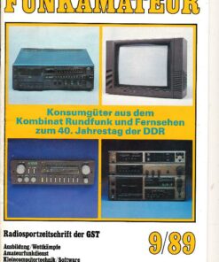 Funkamateur 1989 Heft 9 Zeitschrift DDR