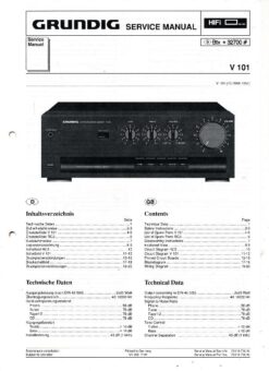 Grundig Service Manual V 301 Verstärker
