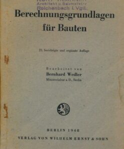 Berechnungsgrundlagen für Bauten