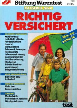 Stiftung Warentest Richtig versichert