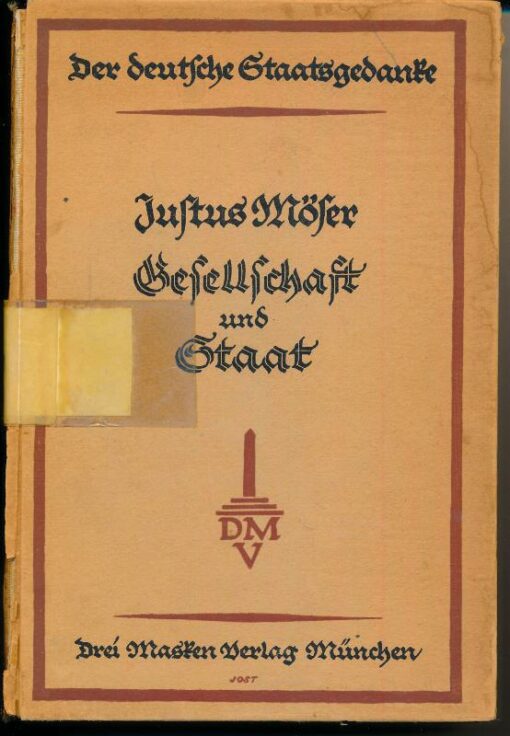shop.ddrbuch.de Der deutsche Staatsgedanke, eine Auswahl aus seinen Schriften, Erste Reihe: Führer und Denker
