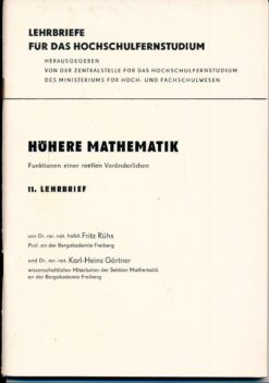 Höhere Mathematik 11.Lehrbrief